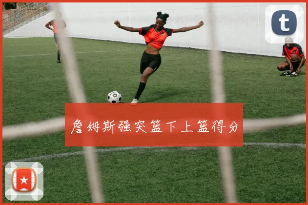詹姆斯强突篮下上篮得分